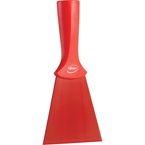 Grattoir en nylon avec poign&eacute;e filet&eacute;e, Rouge, 4" la x 8" lo Seaboard Timber Mart