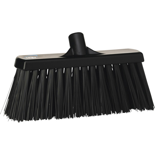 Balai-brosse robuste, Crins Ferme, 13", Polyester, Noir Seaboard Timber Mart