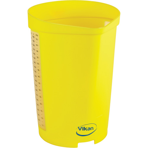 Measuring Jug, Plastic, Yellow, 65 oz. Seaboard Timber Mart