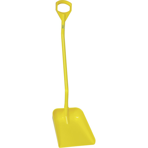 Ergonomic Large Blade Shovel, 51" Length, Plastic, Yellow Seaboard Timber Mart