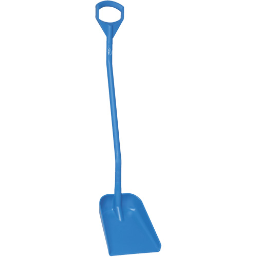 Ergonomic Small Blade Shovel, 50" Length, Plastic, Blue Seaboard Timber Mart