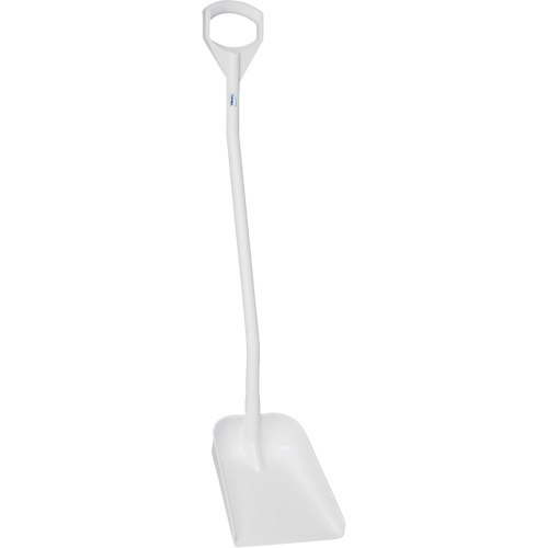 Pelle ergonomique &agrave; lame r&eacute;duite, Longueur de 50", Plastique, Blanc Seaboard Timber Mart