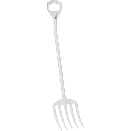 Fourche hygi&eacute;nique, Longueur de 49", Plastique, Blanc Seaboard Timber Mart