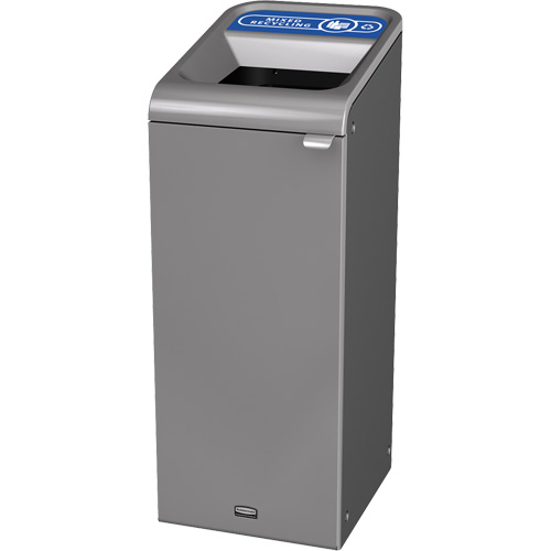 Conteneur pour d&eacute;chets de recyclage m&eacute;lang&eacute;s Configure, Vrac/Bord de rue/De bureau, Acier, 15 gal. US Seaboard Timber Mart