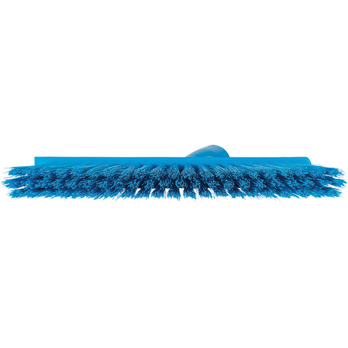 Balai biseaut&eacute; avec pas de vis inclin&eacute;, Crins Moyen, 10", Polyester, Bleu Seaboard Timber Mart