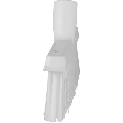 Balai biseaut&eacute; avec pas de vis inclin&eacute;, Crins Moyen, 10", Polyester, Blanc Seaboard Timber Mart