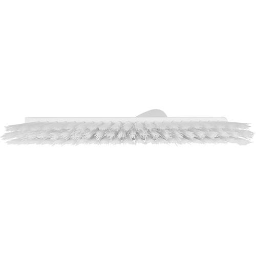 Balai biseaut&eacute; avec pas de vis inclin&eacute;, Crins Moyen, 10", Polyester, Blanc Seaboard Timber Mart
