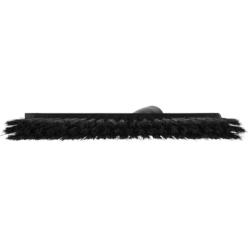 Balai biseaut&eacute; avec pas de vis inclin&eacute;, Crins Moyen, 10", Polyester, Noir Seaboard Timber Mart