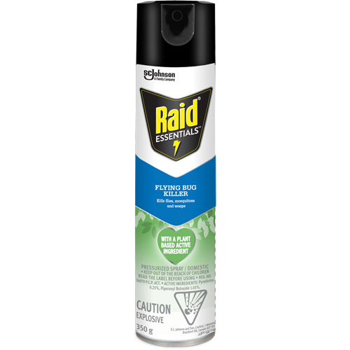 Insecticide pour insectes volants Essentials Raid, 350 g, Canette a&eacute;rosol Seaboard Timber Mart