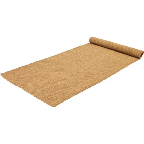Indoor/Outdoor Coir Matting, Natural Fibre, Wiper/Scraper Type, Woven Pattern, 3' x 150', Natural Seaboard Timber Mart