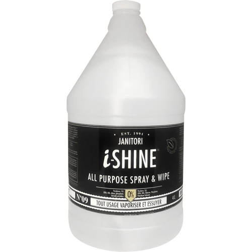 Janitori All-Purpose i-Shine Spray & Wipe, 4 L, Jug Seaboard Timber Mart