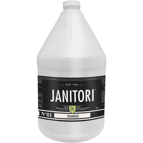 Nettoyant &agrave; vaisselle Janitori 81, Liquide, 4 L Seaboard Timber Mart
