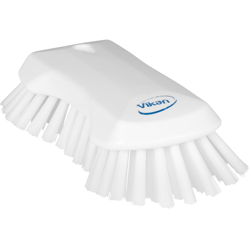 Brosse &agrave; main, Soies Tr&egrave;s ferme, Longueur de 9-1/10", Blanc Seaboard Timber Mart