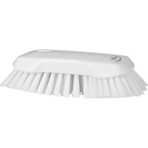 Brosse &agrave; main, Soies Tr&egrave;s ferme, Longueur de 9-1/10", Blanc Seaboard Timber Mart
