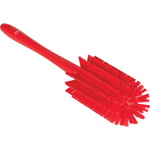 Medium Brush with Handle, Stiff Bristles, 17" Long, Red Seaboard Timber Mart