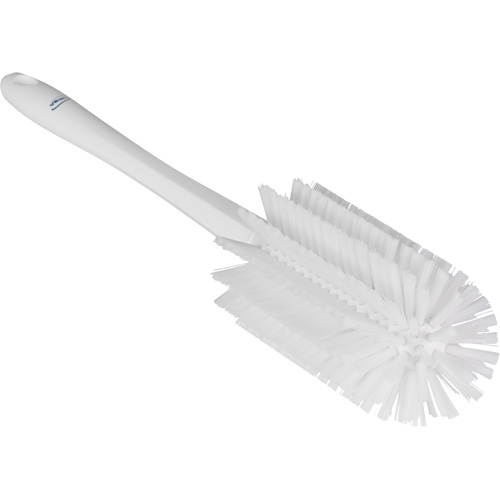 Medium Brush with Handle, Stiff Bristles, 17" Long, White Seaboard Timber Mart