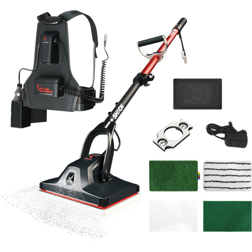 Shock Oscillating Floor Cleaning Machine with Backpack, Cleaner Seaboard Timber Mart