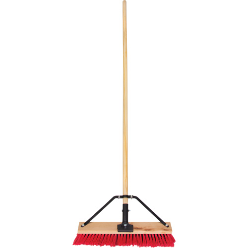 Balai-brosse &agrave; manche renforc&eacute;, 18", Moyen, Soies PVC Seaboard Timber Mart