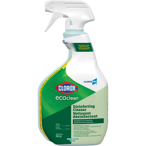 CloroxPro Clorox EcoClean Disinfecting Cleaner, 946 ml, Trigger Bottle Seaboard Timber Mart