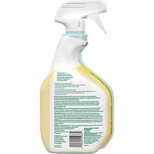 CloroxPro Clorox EcoClean All-Purpose Cleaner, 946 ml, Trigger Bottle Seaboard Timber Mart