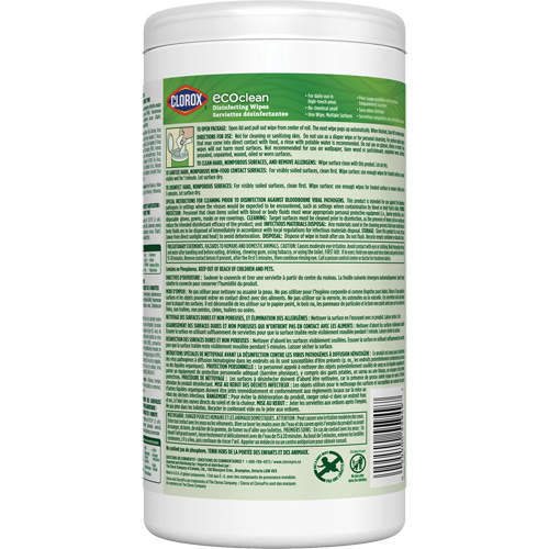 EcoClean Disinfecting Wipes, 75 Count Seaboard Timber Mart