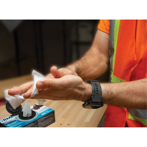 Individually Wrapped Cleaning Wipes, 12 Wipes, 8" x 9-1/2" Seaboard Timber Mart