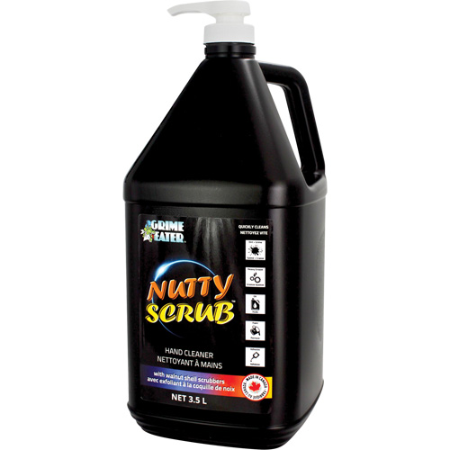 Nettoyant &agrave; mains avec exfoliant en coquille de noyer Nutty Scrub, Pierre ponce, 3,5 L, Bouteille, Sans parfum Seaboard Timber Mart