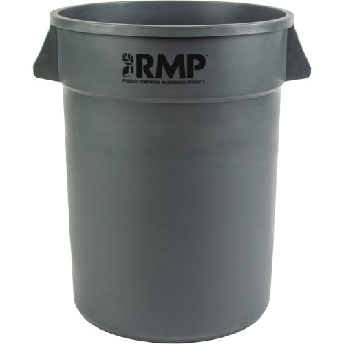 Garbage Bin, Polyethylene, 32 US gal. Seaboard Timber Mart