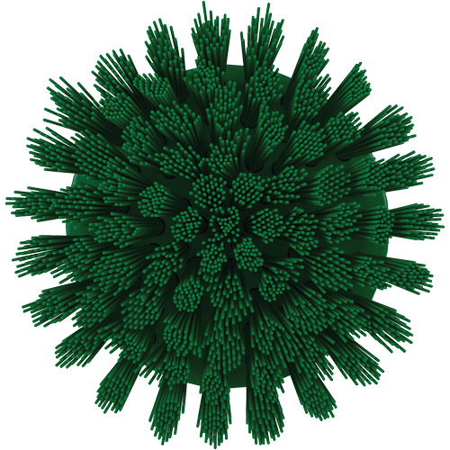 Brosse ronde HyDrive pour perceuse, Soies Tr&egrave;s ferme, Longueur de 3-1/10", Vert Seaboard Timber Mart