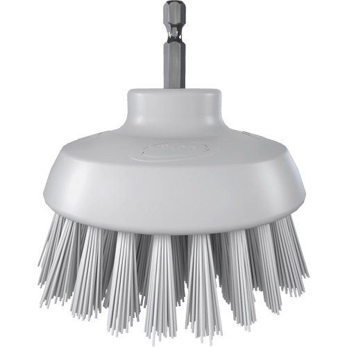 Brosse ronde HyDrive pour perceuse, Soies Tr&egrave;s ferme, Longueur de 3-1/10", Blanc Seaboard Timber Mart