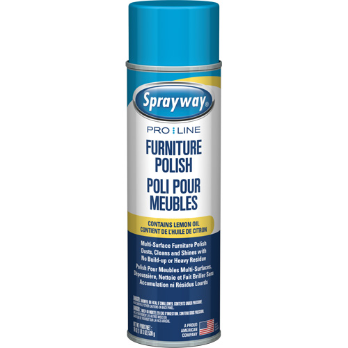 Pro Line Furniture Polish with Lemon Oil, 19 oz., Aerosol Can Seaboard Timber Mart