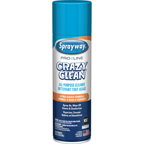 Nettoyant tout usage Pro Line Crazy Clean, 19 oz., Canette a&eacute;rosol Seaboard Timber Mart