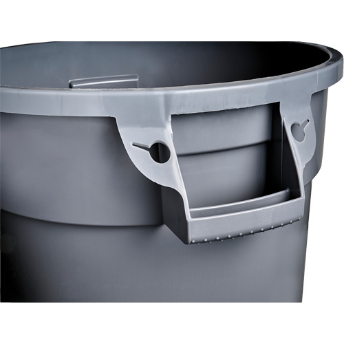 Grey Titan Garbage Container, Plastic, 20 US gal. Seaboard Timber Mart