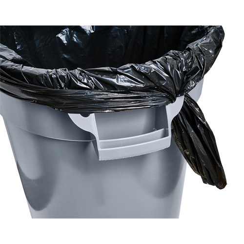 Grey Titan Garbage Container, Plastic, 20 US gal. Seaboard Timber Mart