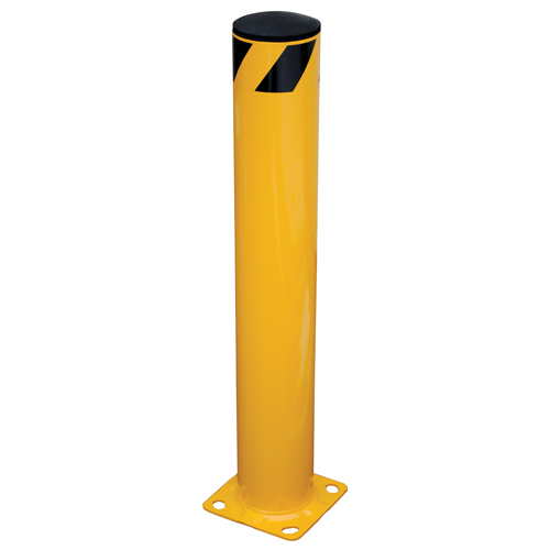 Butoir de s&eacute;curit&eacute;, Acier, 36" h x 5,5" la, Jaune Seaboard Timber Mart