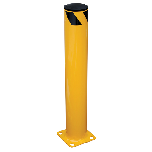 Butoir de s&eacute;curit&eacute;, Acier, 36" h x 5,5" la, Jaune Seaboard Timber Mart