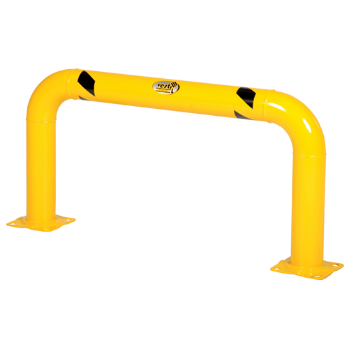 Garde-corps &agrave; profil &eacute;lev&eacute; pour machines, 4' la x 2' h, Jaune Seaboard Timber Mart