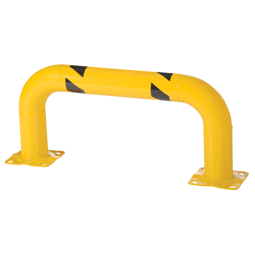 Garde-corps &agrave; profil bas pour rayonnages, 3' la x 1,4' h, Jaune Seaboard Timber Mart