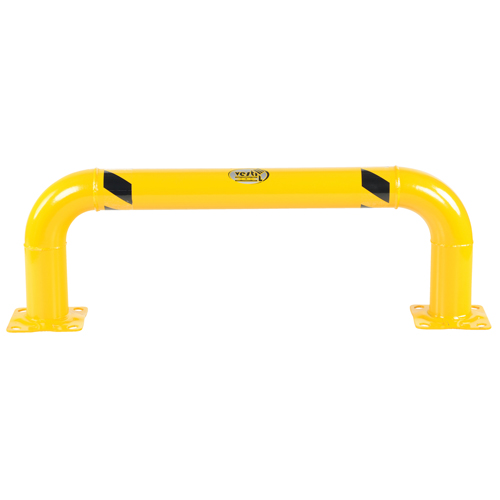 Garde-corps &agrave; profil bas pour rayonnages, 4' la x 1,4' h, Jaune Seaboard Timber Mart