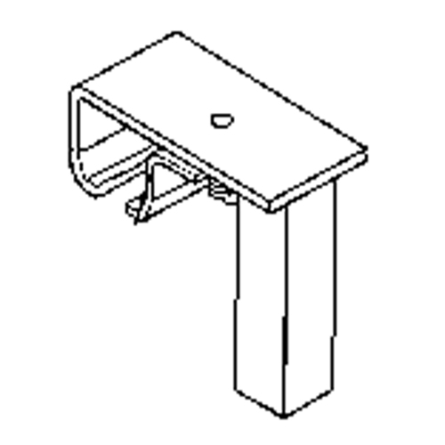 Support de rail &agrave; roulement pour quincaillerie de support au plancher Seaboard Timber Mart