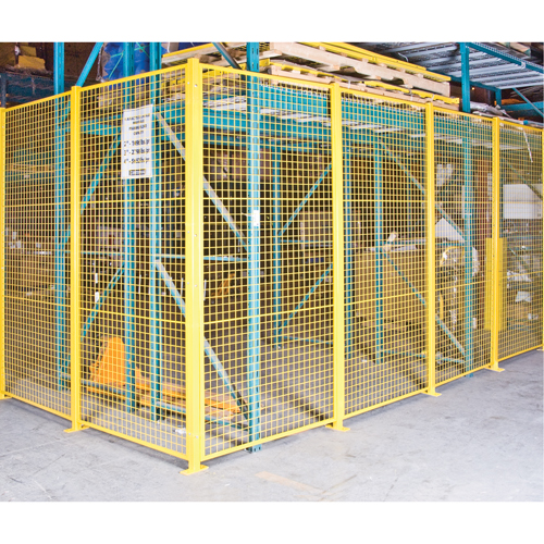 Wire Mesh Partition Components - Universal Posts, 12-1/4' H Seaboard Timber Mart