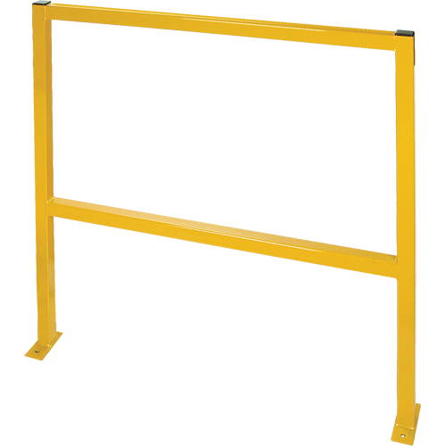 Protecteurs de p&eacute;rim&egrave;tre - Style tubulaire, 96" la x 49-1/2" h, Jaune Seaboard Timber Mart