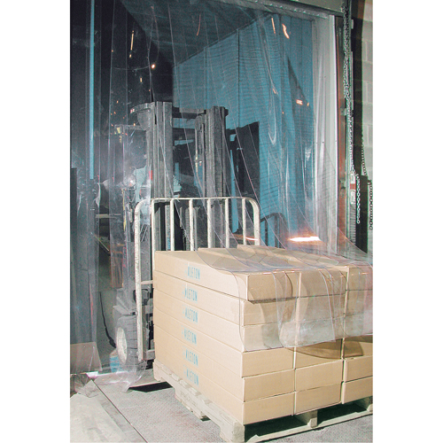 Strip Curtain Doors, 5' x 8' Door Opening, 8" Strip Width, 0.080" Strip Thickness Seaboard Timber Mart