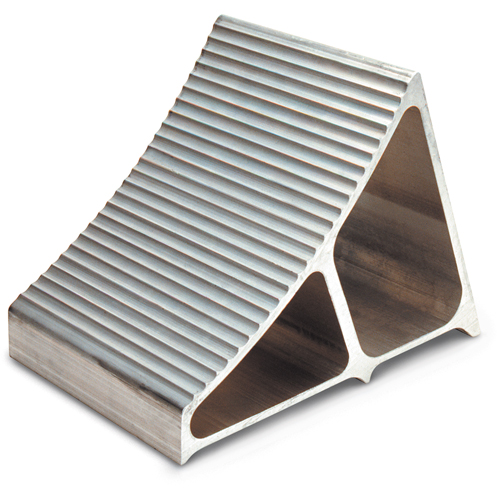 Aluminum Wheel Chocks, 7" W x 11-1/2" D x 8" H Seaboard Timber Mart