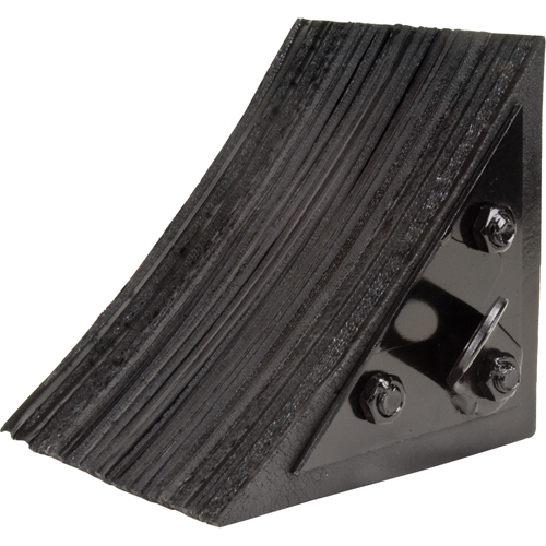 Wheel Chock, 8" x 8" x 8", Black Seaboard Timber Mart