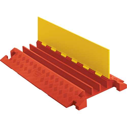 Linebacker&reg; Heavy Duty Hose Protector, 3 Channels, 36" L x 20" W x 3.05" H Seaboard Timber Mart