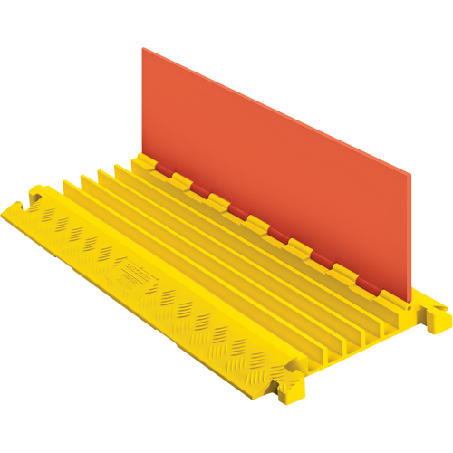 Linebacker&reg; General Purpose Cable Protector, 5 Channels, 36" L x 17.25" W x 1.9375" H Seaboard Timber Mart