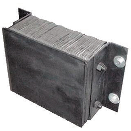 Laminated Dock Bumpers, Horizontal, Rubber/Steel, 18" W x 6" D x 12" H Seaboard Timber Mart