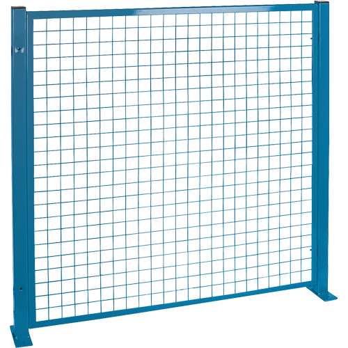 Perimeter Guards - Mesh Style, 4' H x 4' W, Blue Seaboard Timber Mart