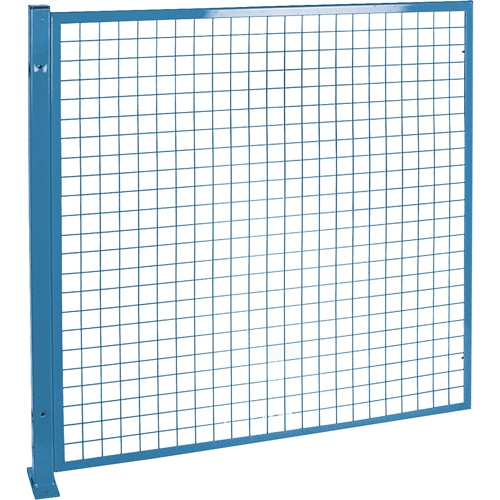 Perimeter Guards - Mesh Style, 4' H x 4' W, Blue Seaboard Timber Mart